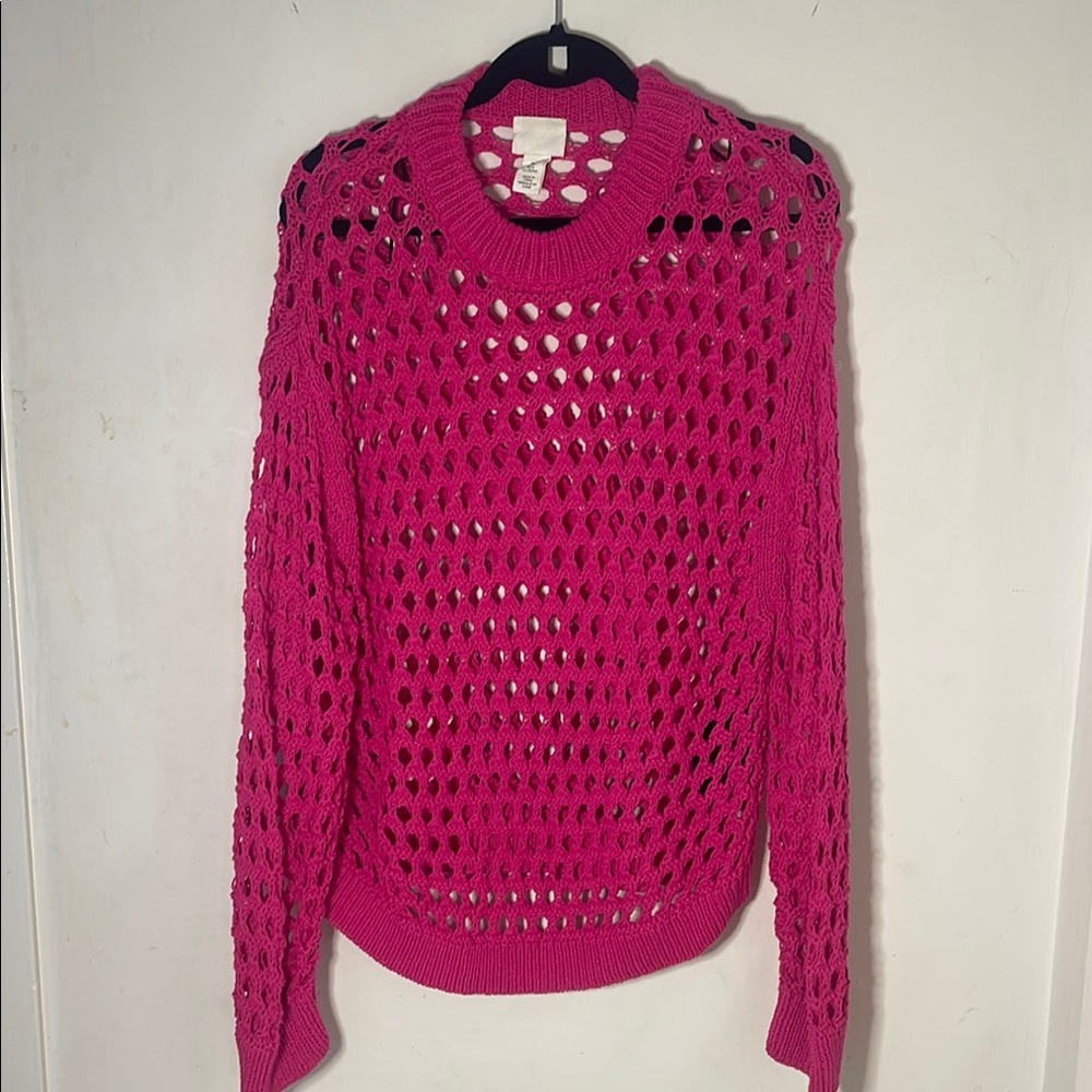 Women's Pink Knit Sweater
